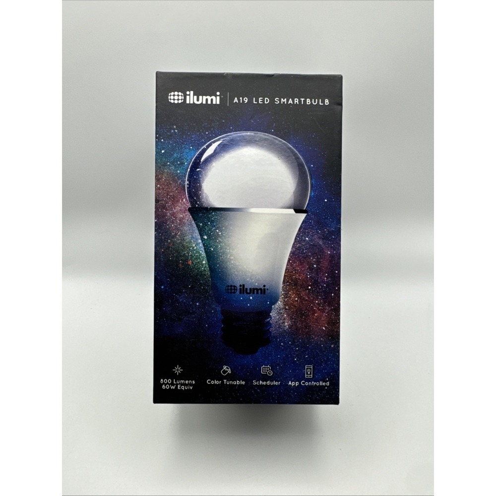 ilumi A19 LED smartbulb 800 lumens 60 W color changing MLA1902W